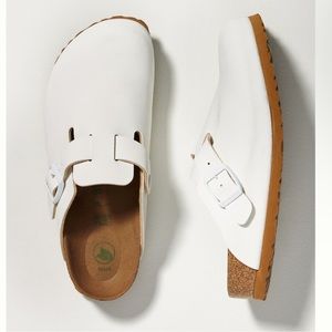 nwt birkenstock bostons size 36 white